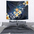 Hawaii Honu Tapestry Polynesian Curves Plumeria - Polynesian Pride
