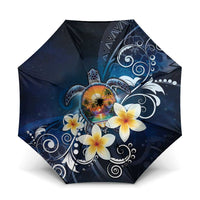 Hawaii Honu Umbrella Polynesian Curves Plumeria - Polynesian Pride