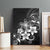 Hawaii Honu Canvas Wall Art Polynesian Curves Plumeria Grayscale - Polynesian Pride