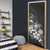 Hawaii Honu Door Cover Polynesian Curves Plumeria Grayscale - Polynesian Pride