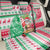 Hawaii Christmas Back Car Seat Cover Santa Claus Surf Mele Kalikimaka