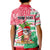 Personalized Hawaii Christmas Kid Polo Shirt Santa Claus Surf Mele Kalikimaka LT05 - Polynesian Pride
