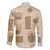 Vintage Lapita Family Matching Mermaid Dress and Hawaiian Shirt Iconic Double Face Pattern Beige