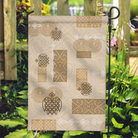 Vintage Lapita Garden Flag Iconic Double Face Pattern Beige