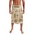 Vintage Lapita Lavalava Iconic Double Face Pattern Beige