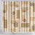 Vintage Lapita Shower Curtain Iconic Double Face Pattern Beige