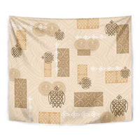 Vintage Lapita Tapestry Iconic Double Face Pattern Beige