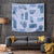 Vintage Lapita Tapestry Iconic Double Face Pattern Blue