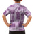 Vintage Lapita Hawaiian Shirt Iconic Double Face Pattern Violet