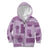 Vintage Lapita Kid Hoodie Iconic Double Face Pattern Violet