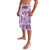 Vintage Lapita Lavalava Iconic Double Face Pattern Violet