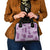Vintage Lapita Shoulder Handbag Iconic Double Face Pattern Violet