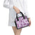Vintage Lapita Shoulder Handbag Iconic Double Face Pattern Violet