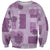 Vintage Lapita Sweatshirt Iconic Double Face Pattern Violet