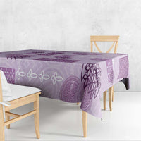 Vintage Lapita Tablecloth Iconic Double Face Pattern Violet