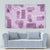 Vintage Lapita Tapestry Iconic Double Face Pattern Violet