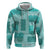 Vintage Lapita Hoodie Iconic Double Face Pattern Turquoise LT05