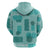 Vintage Lapita Hoodie Iconic Double Face Pattern Turquoise LT05