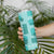 Vintage Lapita Skinny Tumbler Iconic Double Face Pattern Turquoise
