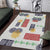 Vintage Lapita Area Rug Iconic Double Face Pattern