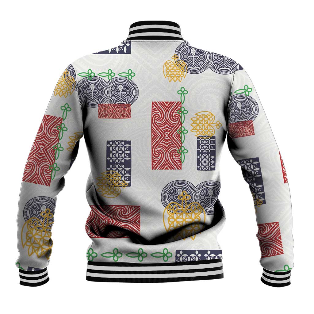 Vintage Lapita Baseball Jacket Iconic Double Face Pattern