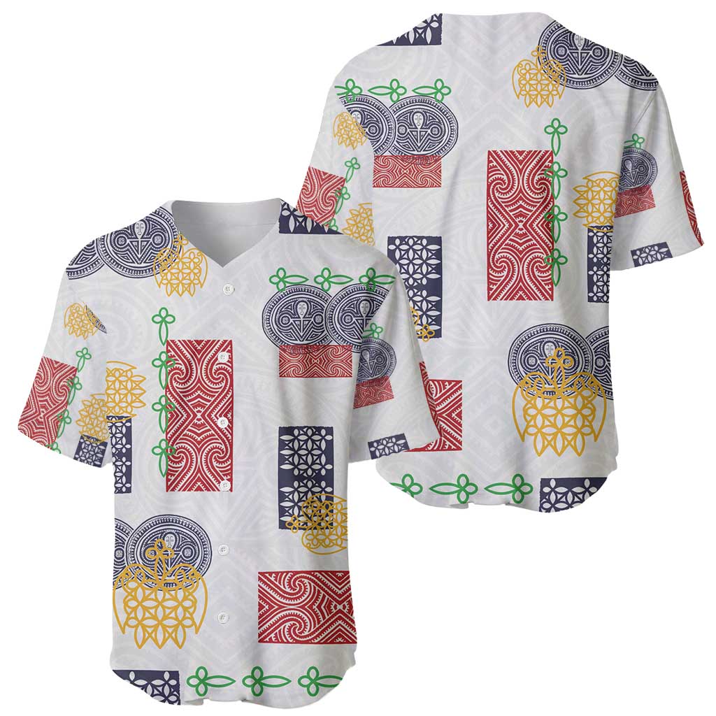 Vintage Lapita Baseball Jersey Iconic Double Face Pattern