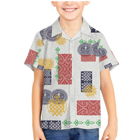 Vintage Lapita Family Matching Mermaid Dress and Hawaiian Shirt Iconic Double Face Pattern
