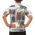 Vintage Lapita Family Matching Off The Shoulder Long Sleeve Dress and Hawaiian Shirt Iconic Double Face Pattern
