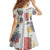 Vintage Lapita Family Matching Off The Shoulder Long Sleeve Dress and Hawaiian Shirt Iconic Double Face Pattern