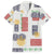 Vintage Lapita Family Matching Off The Shoulder Long Sleeve Dress and Hawaiian Shirt Iconic Double Face Pattern