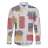 Vintage Lapita Family Matching Puletasi and Hawaiian Shirt Iconic Double Face Pattern