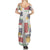 Vintage Lapita Family Matching Summer Maxi Dress and Hawaiian Shirt Iconic Double Face Pattern