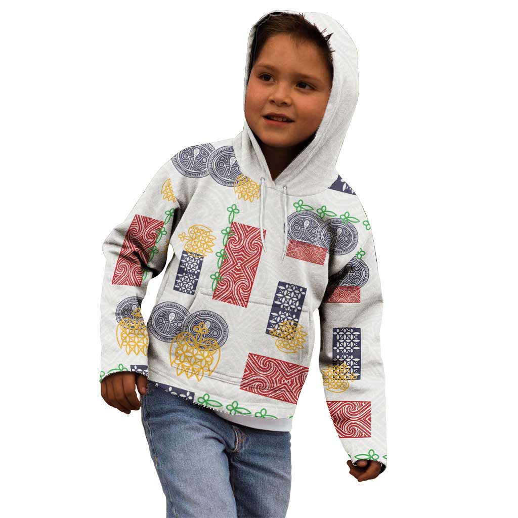 Vintage Lapita Kid Hoodie Iconic Double Face Pattern