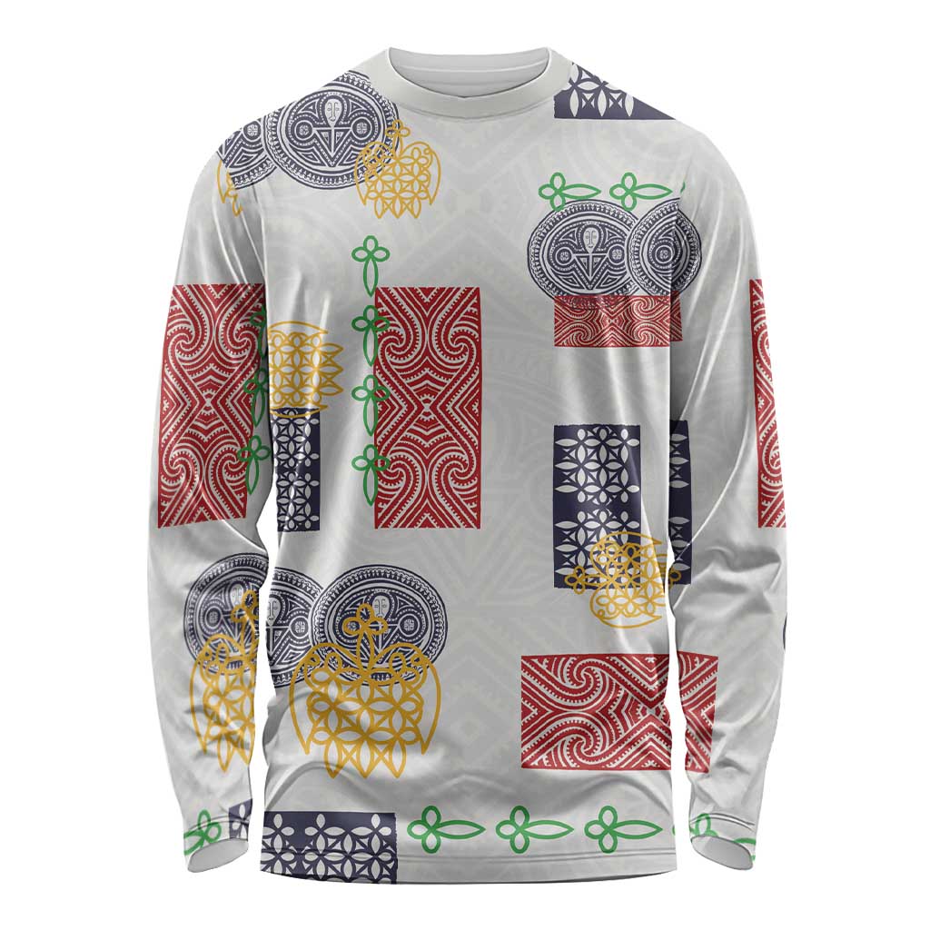 Vintage Lapita Long Sleeve Shirt Iconic Double Face Pattern