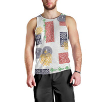 Vintage Lapita Men Tank Top Iconic Double Face Pattern