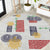 Vintage Lapita Round Carpet Iconic Double Face Pattern