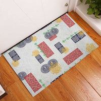 Vintage Lapita Rubber Doormat Iconic Double Face Pattern