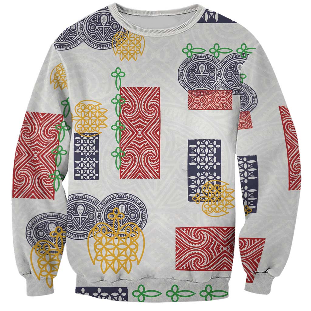 Vintage Lapita Sweatshirt Iconic Double Face Pattern