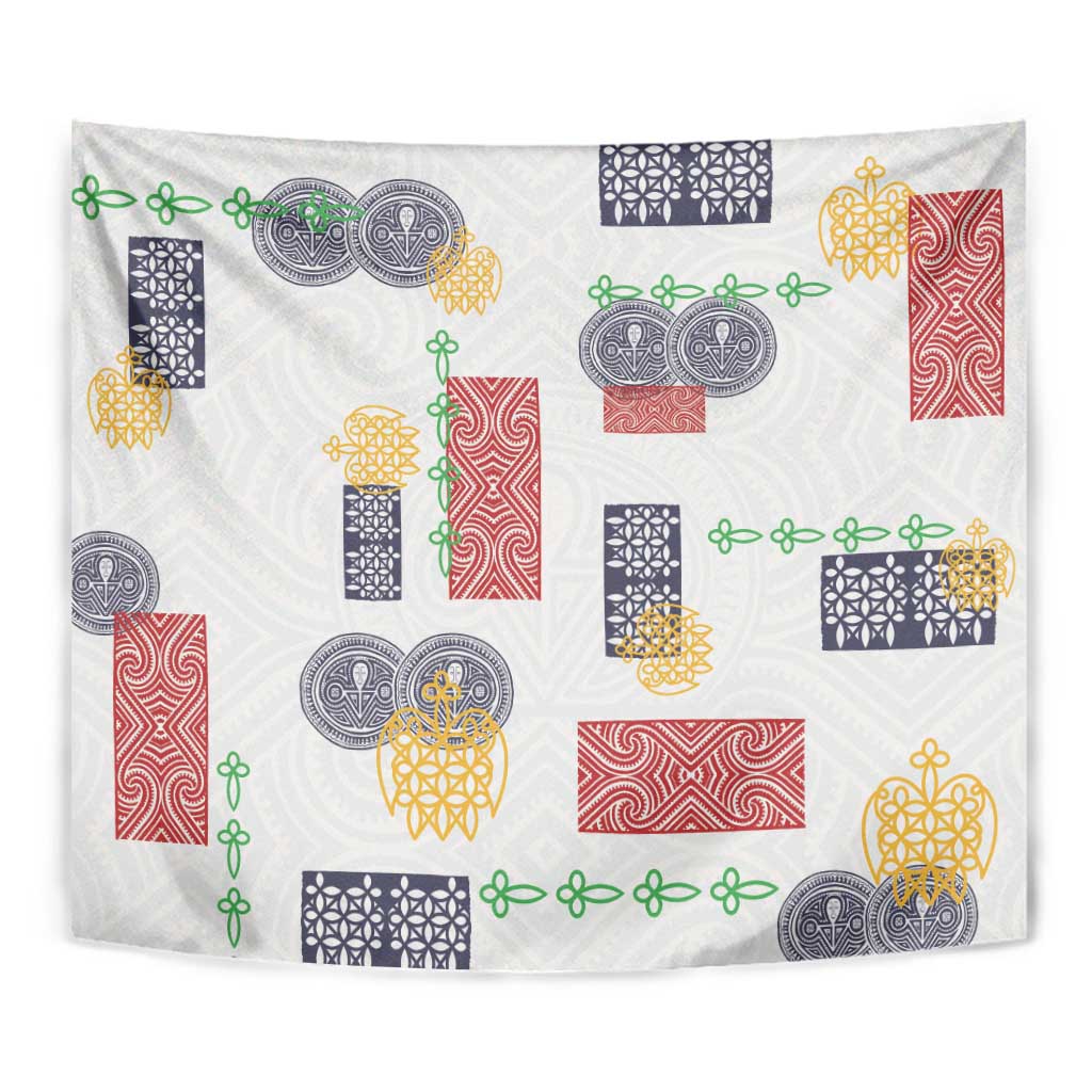 Vintage Lapita Tapestry Iconic Double Face Pattern