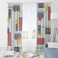 Vintage Lapita Window Curtain Iconic Double Face Pattern