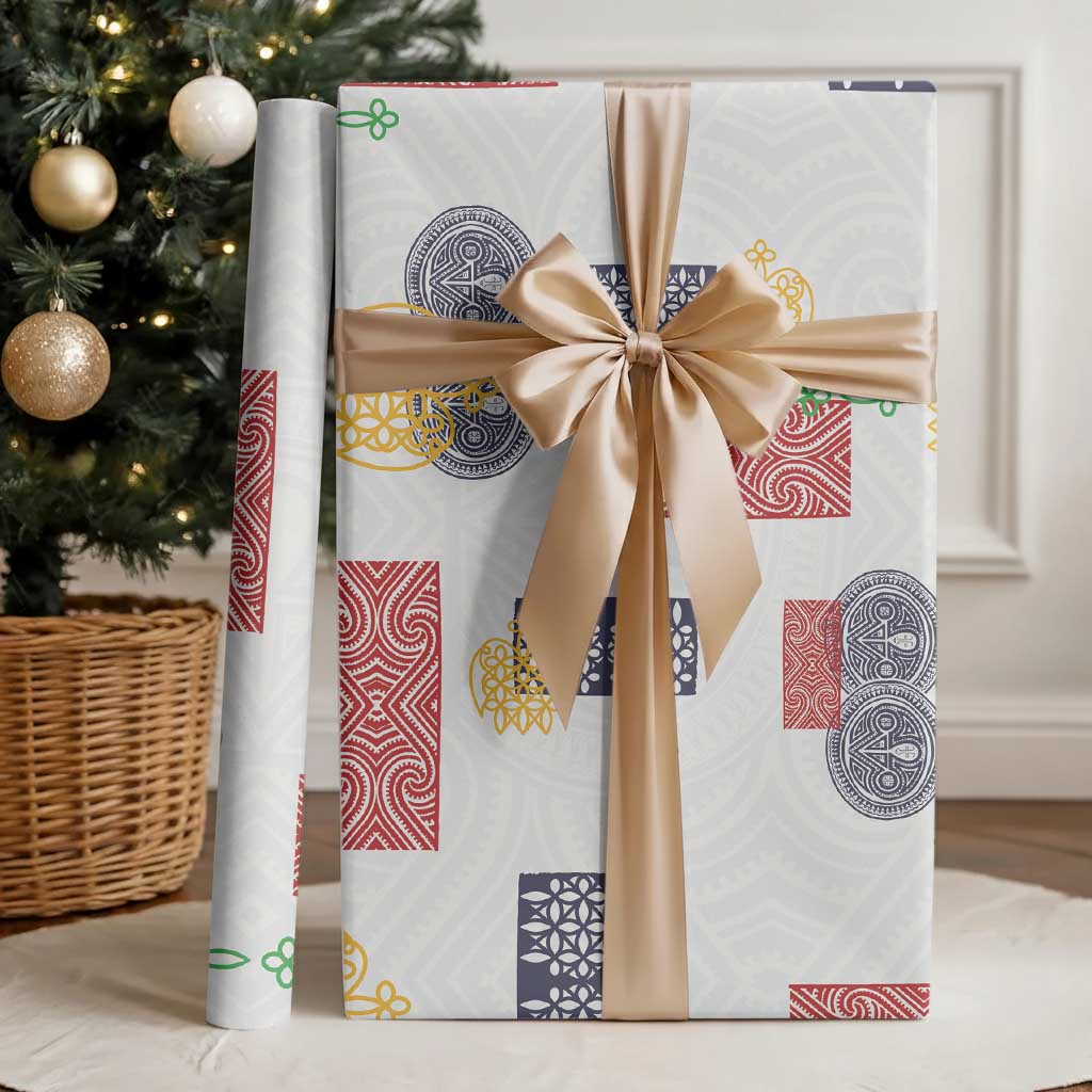 Vintage Lapita Wrapping Paper Iconic Double Face Pattern - Polynesian Pride