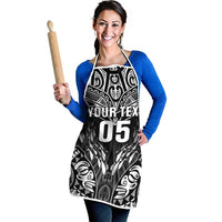 Custom New Zealand Fishing Apron Aotearoa Maori Koru - Polynesian Pride