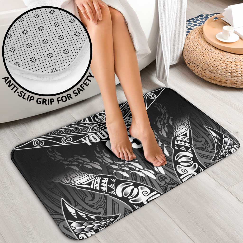 Custom New Zealand Fishing Bathroom Set Aotearoa Maori Koru - Polynesian Pride