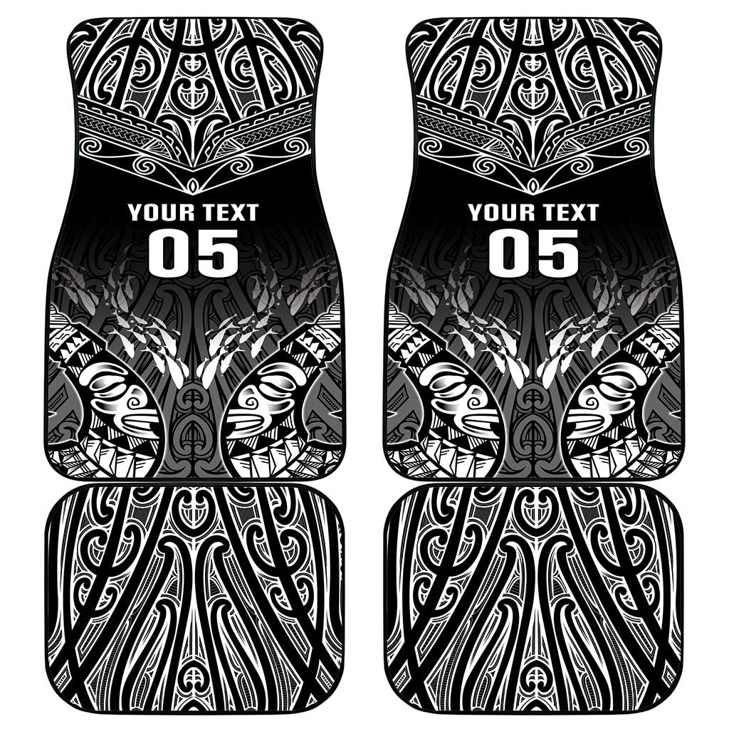 Custom New Zealand Fishing Car Mats Aotearoa Maori Koru - Polynesian Pride