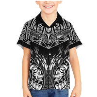 Custom New Zealand Fishing Family Matching Mermaid Dress and Hawaiian Shirt Aotearoa Maori Koru - Polynesian Pride