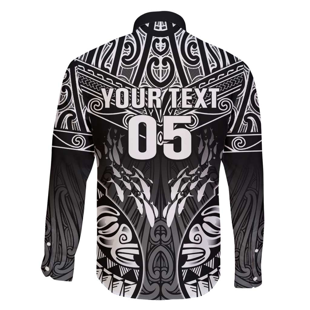 Custom New Zealand Fishing Family Matching Off Shoulder Maxi Dress and Hawaiian Shirt Aotearoa Maori Koru - Polynesian Pride