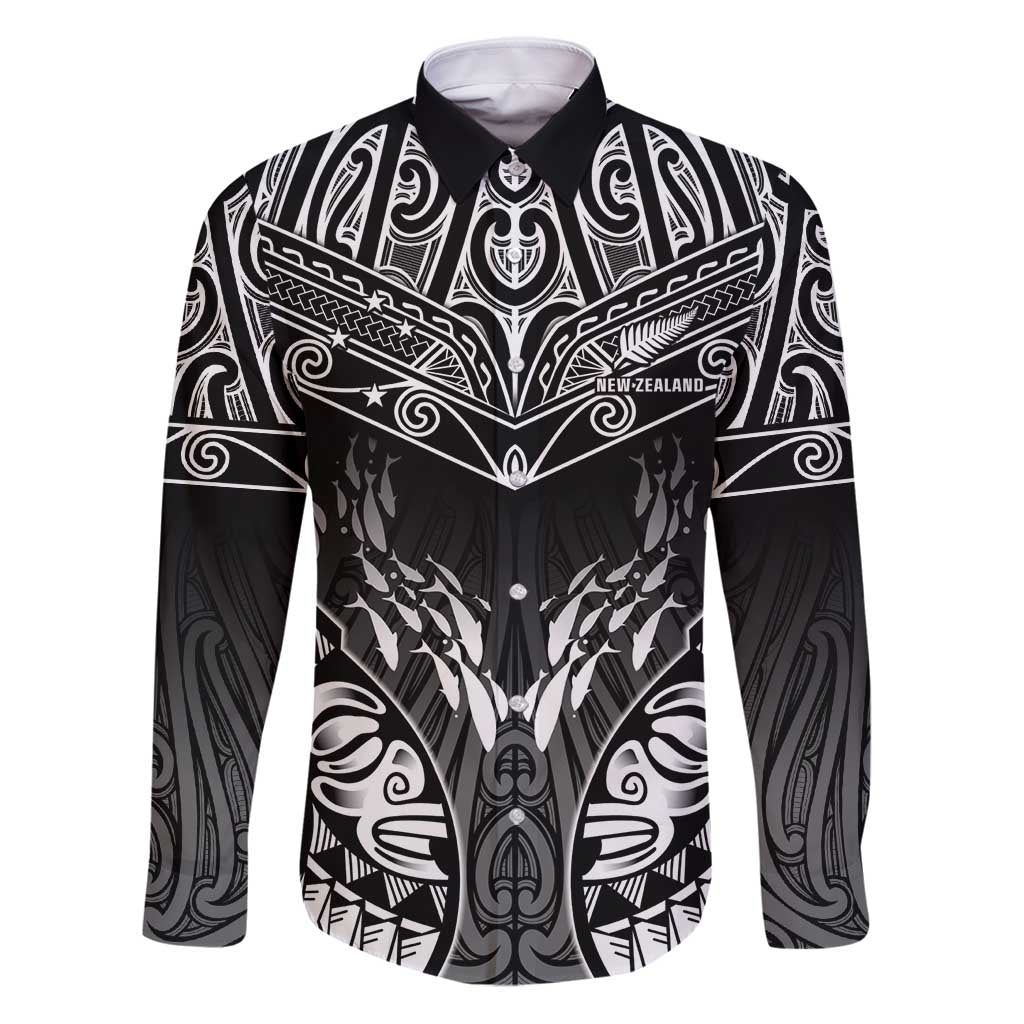 Custom New Zealand Fishing Family Matching Puletasi and Hawaiian Shirt Aotearoa Maori Koru - Polynesian Pride