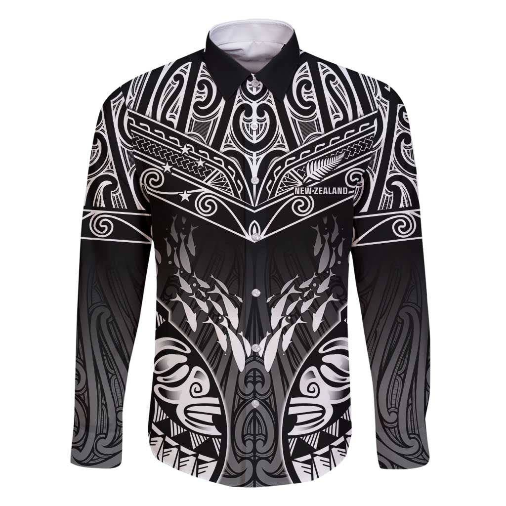 Custom New Zealand Fishing Family Matching Summer Maxi Dress and Hawaiian Shirt Aotearoa Maori Koru - Polynesian Pride