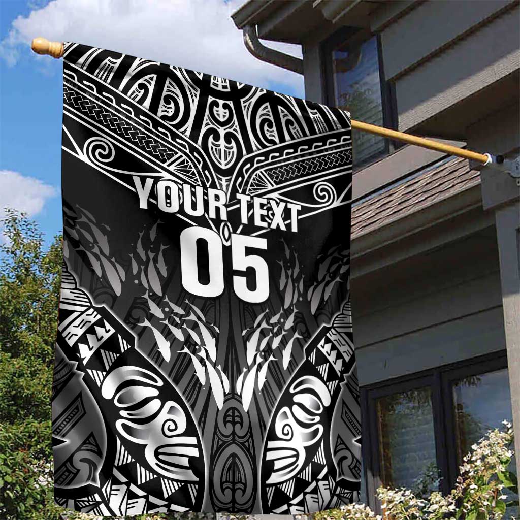 Custom New Zealand Fishing Garden Flag Aotearoa Maori Koru - Polynesian Pride