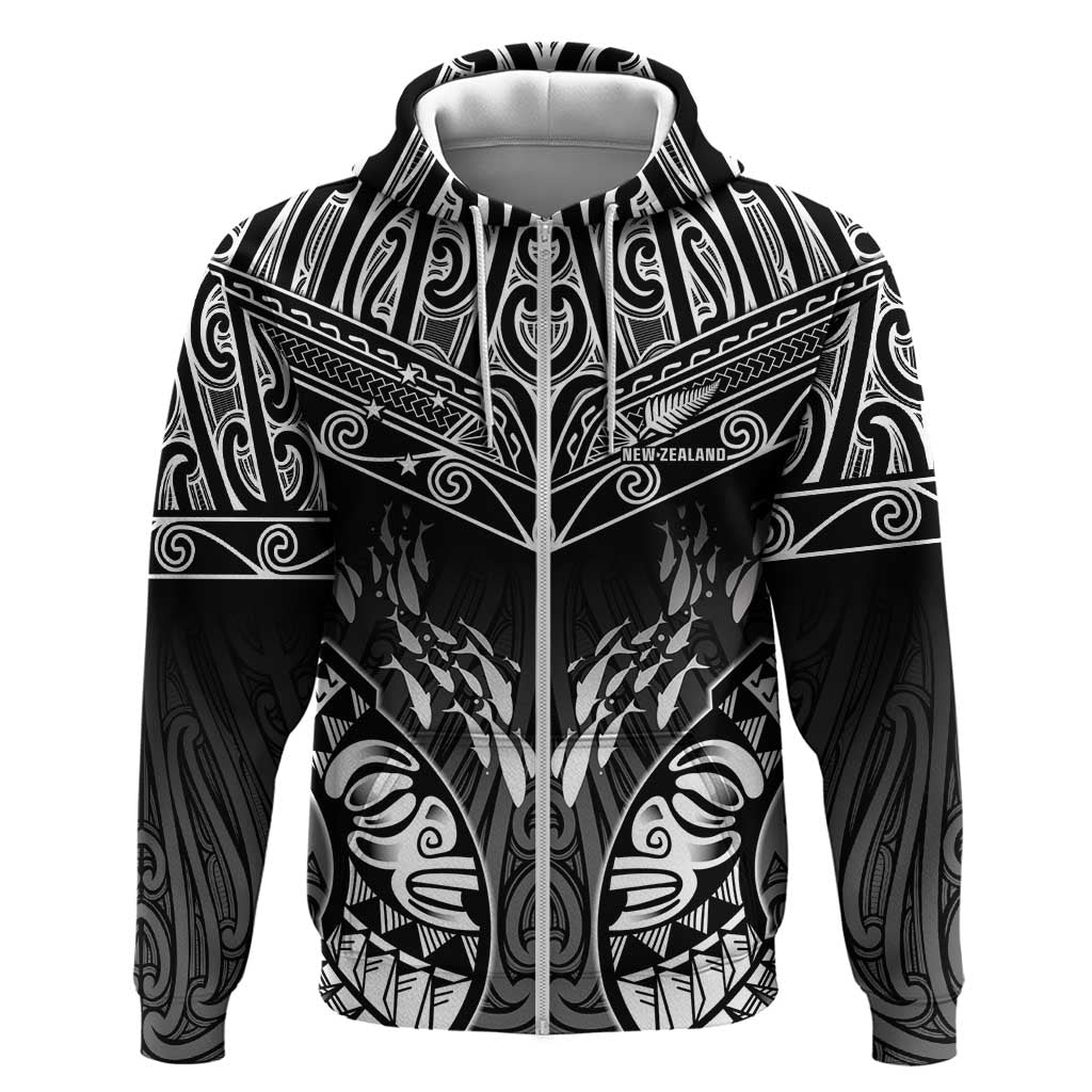 Custom New Zealand Fishing Hoodie Aotearoa Maori Koru - Polynesian Pride
